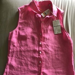 Tommy Bahama Pink Sleeveless Summer Top